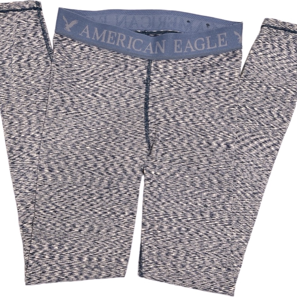 American Eagle Outfitters Ahh-mazingly Soft Blue Long Johns Bottoms size XS‎
